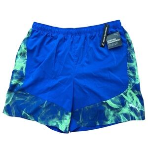 Puma‎ Moisture Management Reflective Design Short Blue Size Large NWT’S